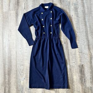 Brooks Brothers Double Breasted Wool Dress